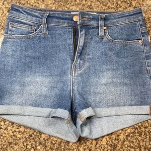 High rise cuff RSQ denim shorts